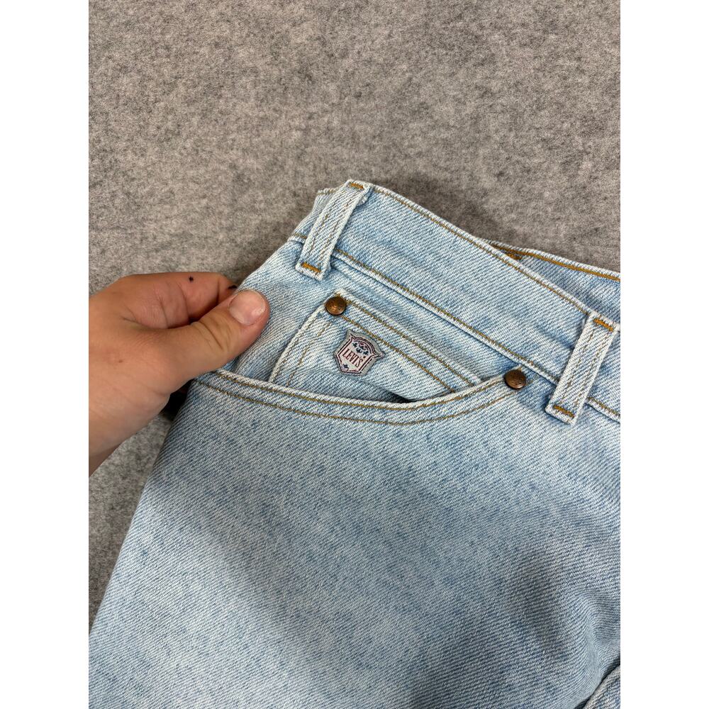 VINTAGE 90s Levis Jeans Mens 38x32 Blue Denim Relaxed Straight Silver Tab USA - Picture 5 of 8